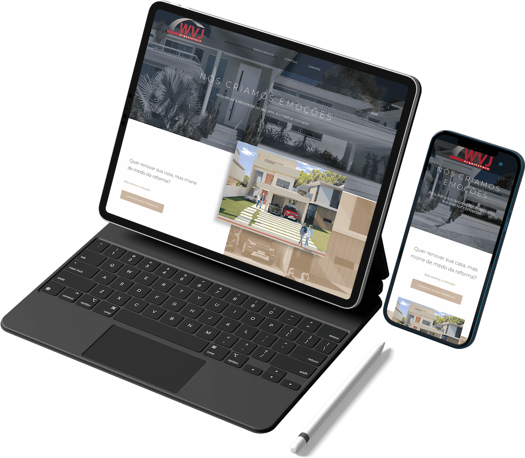 Projeto_WVJarquitetura Criação de Sites e Lojas Virtuais em Niterói XBCriativo